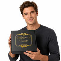 Emballages personnalisés en promotion, emballages à marquage à chaud, cartons d'expédition ondulés noirs, boîtes d'expédition