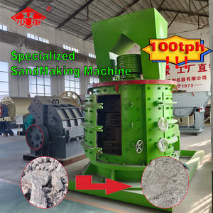 Henan Shaolin TPH Dreizylinder-Vertikalwellen-Prall brecher Factory Direct 132KW Sand herstellungs maschinen Übersee motor - Product Image 4