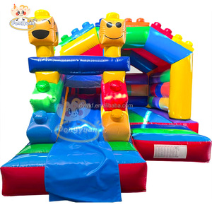 Nhà máy trong nhà ngoài trời PVC gia đình Moon đi bộ vui chơi giải trí thiết bị trẻ em Inflatable Trampoline nhảy <span class=keywords><strong>bouncy</strong></span> lâu đài - Product Image 2