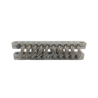 Isolateur de câble métallique réglable à profil bas Hoan JGX-0480D-18A - Amortisseur pour utilisation en machine, en aluminium/acier inoxydable