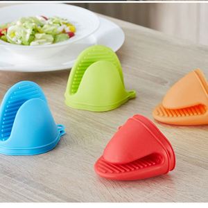 Gants de cuisine en silicone épaissis isolants, pinces à main anti-brûlure et antidérapantes, ensembles de maniques de four - Product Image 1
