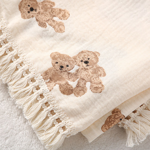 Asciugamano da bagno con cappuccio per bambini New Baby Cape Baby primavera/estate <span class=keywords><strong>accappatoio</strong></span> da spiaggia con cappuccio trapunta per cartoni animati può essere indossato - Product Image 2