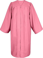 Ensemble de toge et de chapeau de graduation unisexe pour adultes, personnalisable, en polyester mat, uniforme de graduation pour la cérémonie de remise des diplômes scolaire