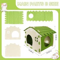 Usine En Gros Simple et Semi-fermé DIY Feutre Cages Doux Lit Nid Maisons pour La Décoration Intérieure