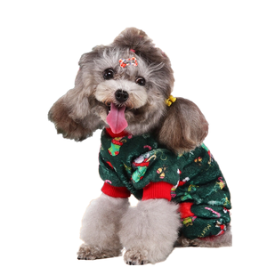 Otoño Invierno traje <span class=keywords><strong>de</strong></span> cuatro patas perros transfronterizo polar copo <span class=keywords><strong>de</strong></span> nieve pastel Reno disfraz <span class=keywords><strong>de</strong></span> Navidad Halloween ropa para mascotas - Product Image 1