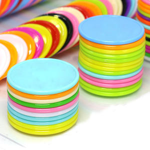 印刷されたロゴ入りプラスチック製トークンブランクコイン - Product Image 1