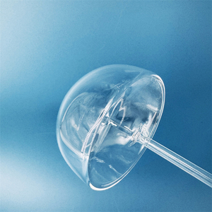 Ống thạch anh đáy trong suốt, chịu nhiệt độ cao, dùng trong phòng thí nghiệm, làm từ thạch anh silica nóng chảy 99,99% SiO2, không chứa ozone, điểm mềm hóa cao - Product Image 2