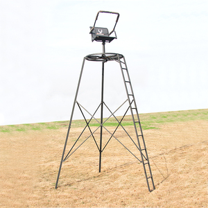 New in 2024 Outdoor Hunting Aluminum Tripod <strong>Tree</strong> <strong>Stand</strong>/hunting Treestand/shooting Ladder <strong>Tree</strong> <strong>Stand</strong> for One Person - Product Image 4