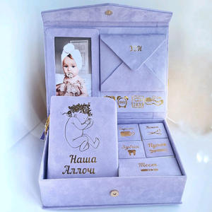 File album foto di matrimonio album di foto scatola di gioielli in velluto per bambini scatola ricordo chiusura magnetica per bambino capezzolo copertura scatola per <span class=keywords><strong>scarpe</strong></span> - Product Image 1