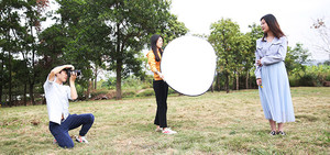 Équipement de photographie en studio, réflecteur en acier inoxydable 5 en 1, 60*90 CM, 24"*36", pliable, multi-disques photo - Product Image 6