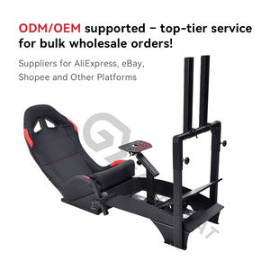 GY046-2 <span class=keywords><strong>Simulador</strong></span> de Carreras <span class=keywords><strong>Profesional</strong></span> con Soporte para Monitor y Pedales - Product Image 3