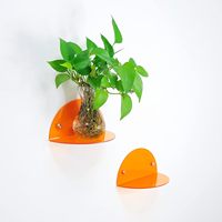 Étagère de rangement en acrylique Décoration de pièce Étagère flottante murale Étagère de présentation Convient aux plantes, aux jouets, aux cosmétiques, etc.