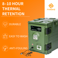 Chauffe-Plats Électrique Professionnel Rotomoulé 90L avec Contrôle Numérique Intelligent et Arrêt Automatique de Sécurité pour Hôtels et Restaurants