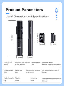 QY99 Nuevo Micrófono Lavalier con Cable Tipo C para Transmisión en Vivo, Reducción de Ruido Dedicada, Entrevistas, Uso en Escritorio, Fácil de Transportar - Product Image 5
