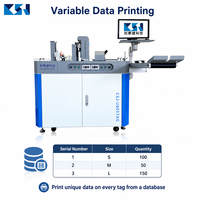 Imprimante numérique pour étiquettes suspendues CSJ-U601TAG, machine à jet d'encre UV 600 DPI, impression haute résolution pour étiquettes de vêtements, cartes, emballages