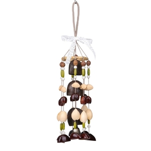 Wholesale Multiple Style Natural Fruit Shell <b>Wind</b> <b>Chime</b> DIY Kits Ethnic Handicraft Wall Hanging Decor - Product Image 1