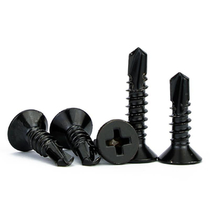 #6 #8 #10 #12 in <span class=keywords><strong>acciaio</strong></span> <span class=keywords><strong>inox</strong></span> 410 nero zinco placcato Phillips testa piatta Tek <span class=keywords><strong>viti</strong></span> <span class=keywords><strong>autoforanti</strong></span> in lamiera - Product Image 6