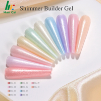 HEMA FREE 20 Couleurs Gel UV Scintillant Constructeur Marque Privée Vente en Gros Pots de 1Kg en Vrac Gel Dur Gel d'Extension d'Ongles Constructeur Logo Personnalisé