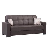 Schlafen 3 Sitz Stoff Kunstleder Schlafs ofa Sofa Compani Bett Gepolsterte Schlaf Sofa Couch Futon für Wohnzimmer mit Lagerung