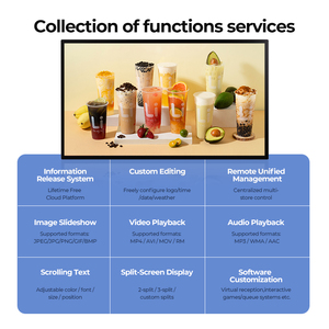 Smart Indoor Digital Signage <b>Display</b> <b>Wall</b> Mounted WiFi Advertising Player for Restaurant and Hotel - Product Image 5