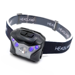 뜨거운 판매 Usb 충전식 <span class=keywords><strong>5</strong></span> Leds Uv 전조등 Blacklight 헤드 라이트 - Product Image 3