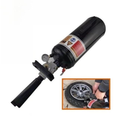 Promotion : Dégonfleur de pneus robuste avec manomètre, gonfleur de pneus portable haute pression avec réservoir
