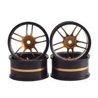 Jantes en alliage d'aluminium OEM 4 pièces pour voiture de course RC 1/10, pièces de mise à niveau pour le drift et le touring, HSP HPI Himoto Kyosho Sakura