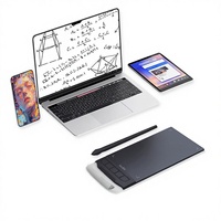 Tablette graphique USB ultra-portable Kstar X1-640, 8192 niveaux de pression, 5 boutons de raccourci, résolution du stylet 5080 LPI, rapport 266 PPS