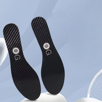 Inserto de zapato de baloncesto rígido fuerte Runig zapato de tacón de fútbol inserto de plantilla de fibra de carbono para mujeres y hombres