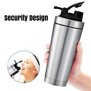 25oz Portable Fitness 500ml Double Wall Vacuum Metal Gym Bottle Protein <b>Shaker</b> <b>Cup</b> Sport Mixer With Custom logo - Product Image 3
