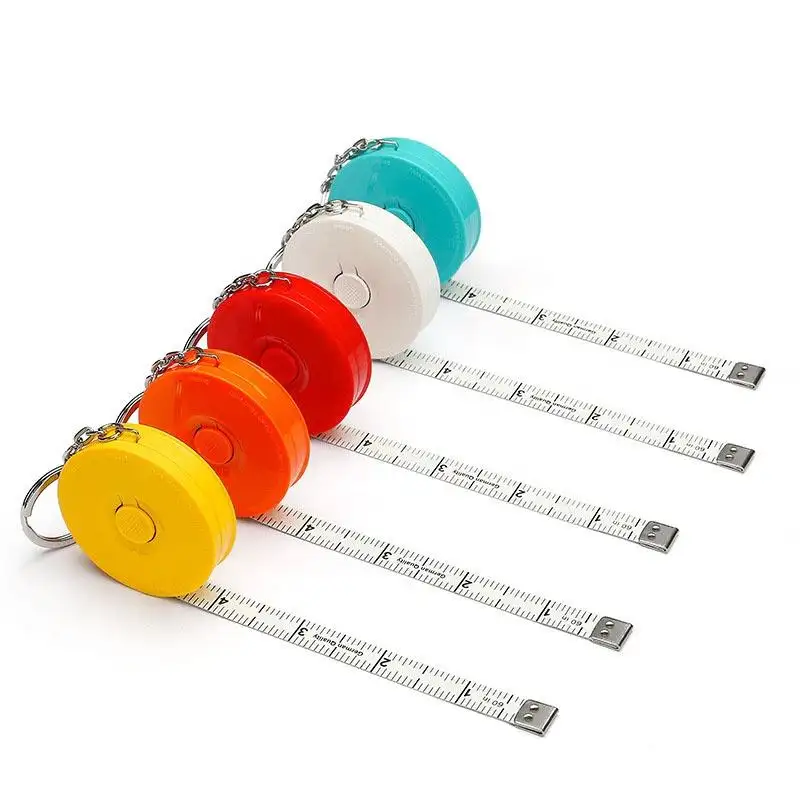 Probon 1.5m đầy màu sắc nhỏ Băng biện pháp với móc chìa khóa PVC cơ thể mềm biện pháp băng