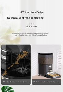 Distributore Automatico di Cibo per Animali Domestici, Dispenser Intelligente per Cani e Gatti con Controllo Remoto WIFI, Capacità 4.5L, Alimentazione Lenta Temporizzata - Product Image 5