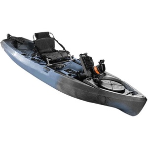Kayak monoplace haute performance PDL 120 pour adultes unisexe avec porte-cannes - Product Image 3