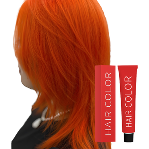 Crème de teinture capillaire semi-permanente orange professionnelle pour la <span class=keywords><strong>coloration</strong></span> des cheveux - Product Image 1