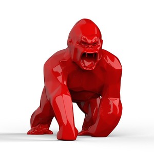 Jardin <span class=keywords><strong>extérieur</strong></span> FRP Craft Home Decor Black-Standbeeld Blue <span class=keywords><strong>XXL</strong></span> Nature Size Animal Custom Resin Gorilla <span class=keywords><strong>Statue</strong></span> King Kong Sculpture - Product Image 6