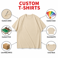 T-shirt vierge à manches courtes pour homme, col rond, 100 % coton, 240 g/m², personnalisable avec support pour logo sur mesure