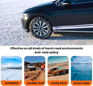 Chaînes à <span class=keywords><strong>neige</strong></span> avec barre en V, Quik <span class=keywords><strong>Grip</strong></span> Installation facile Chaînes à pneus pour camions/SUV/Berlines - Product Image 3