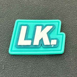 Patchs en PVC recyclé personnalisés, patchs en silicone pour vêtements, étiquettes en caoutchouc avec logo, patchs en silicone à coudre, patchs en silicone anti-rides, transfert thermique - Product Image 1