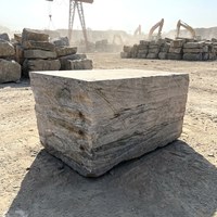 Bloc de pierre en granit gris du Shandong, taillé à la machine, écologique, solution globale moderne, support technique en ligne, pour villas et parcs