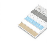 Panneau mural SPC imperméable de haute qualité - Garantie 1 an - Fournitures de construction pour la rénovation de salles de bain et d'hôtels - Design moderne - Toucher doux