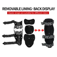 Genouillères de motocross, protections de genoux pour moto, équipement de motocross, protections de genoux de sécurité pour moto