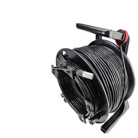 Câble Ethernet LVXINDA XLR EtherCON Cat6A OFC SFTP 8 broches sur bobine, robuste, pour applications tactiques, mixeurs numériques, 10 Gbit/s, configuration professionnelle