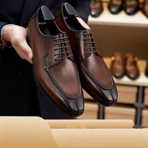 รองเท้าหนังผู้ชายแบบคลาสสิกและรองเท้าทางการคุณภาพสูงทำมือหรูหราสินค้าใหม่ - Product Image 6