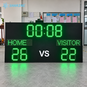 Tableau d'affichage électronique multisports <span class=keywords><strong>à</strong></span> grand écran LED pour basketball, football, volley-ball, badminton, tennis de table - Product Image 1