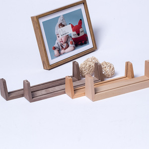 Marco de Fotos Moderno en Forma de U de Madera de Haya, Iluminación LED, Lámpara de Noche 3D con Ilusión Óptica, Base con Alimentación USB, Uso Hospitalario, CE - Product Image 5