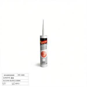 Sellador de Silicona Blanco de 200 ml, Impermeable, SILICONA BLANCO, Cinta Adhesiva de una Cara para Uso Industrial - Product Image 2