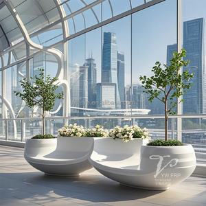 Hot-Selling Modern Fiberglass Leisure Chair Creative Flower Pond Stool Tree Pond Seat for Gym Hotels Hospitals Parks - Product Image 5