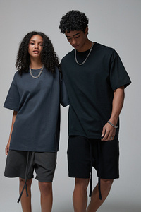 T-shirt da uomo a maniche corte 230G Cool-Feel ad asciugatura rapida, stile sportivo, vestibilità ampia e fresca, in tessuto a maglia fine di alta qualità - Product Image 3