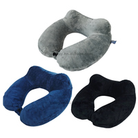Oreiller Flocage Gonflable Polyvalent Portable PVC Voyage Oreiller Ergonomique Multiusage Coussin Air Oreiller
