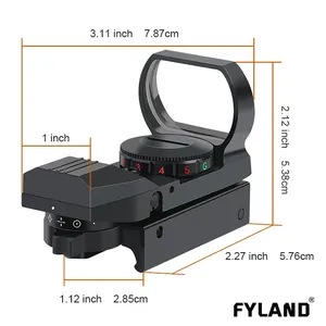 Oem ODM săn bắn tầm nhìn ban đêm phạm vi nhiệt cho đốm quang học laser màu xanh lá cây Red Dot Sight Long Range Tactical hồng ngoại phạm vi